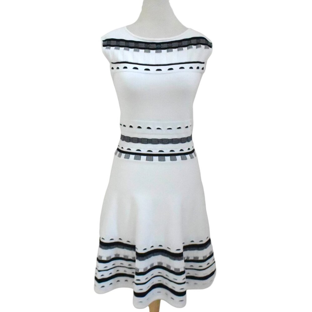 KATE SPADE fit & flare knit dress sleeveless